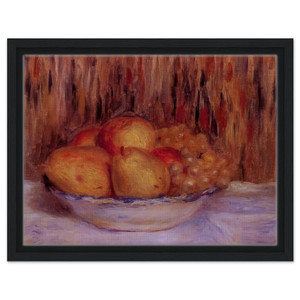 PierreAuguste Renoir  Still Life with Pears and Grapes N2 Framed Canvas