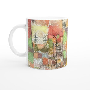 Paul Klee - TWO COUNTRY HOUSES 1918 Ceramic Mug