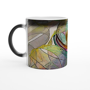 Janet Fish - ORANGE PINK GREEN 2003 Magic Ceramic Mug