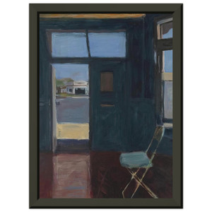 Richard Diebenkorn Interior with Doorway Premium Metal Framed Art Print