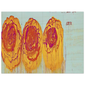 Cy Twombly  The Rose  I  Wood Print