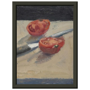 Richard Diebenkorn  Knife  Tomato I Premium Metal Framed Art Print / Poster