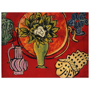 Henri Matisse  STILL LIFE WITH A MAGNOLIA 1941 Wood Print