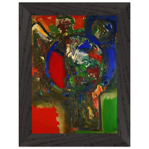 Hans Hofmann  The Bouquet Premium Wooden Framed Art Print / Poster