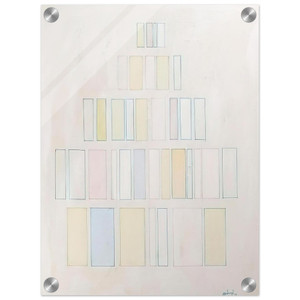 Robert Goodnough  Red and Green with Pale Colors  1966 Acrylic Print