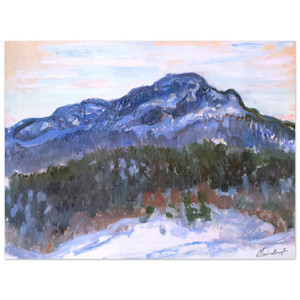 claude monet  Mount Kolsaas Aluminum Print