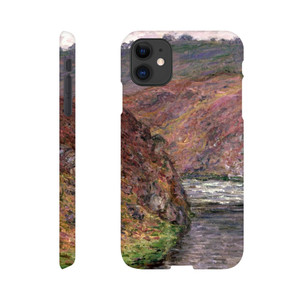 claude monet - Valley of the Creuse Grey Day Slim case
