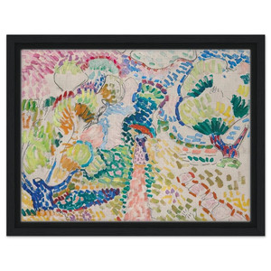 Henri Matisse  MADAME MATISSE IN THE OLIVE GROVE 1905 Framed Canvas