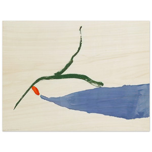 Helen Frankenthaler  A Little Zen  1970 Wood Print