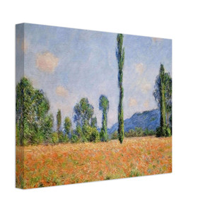 claude monet  Poppy Field in Giverny 02 Canvas