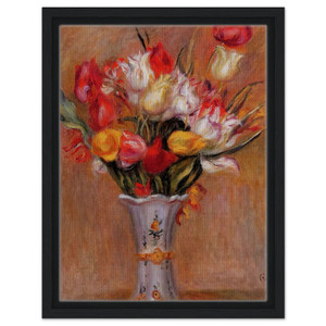 PierreAuguste Renoir  TULIPS N2 Framed Canvas