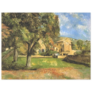 Paul Cezanne  Horsechestnuttrees in Jas de Bouffan Aluminum Print