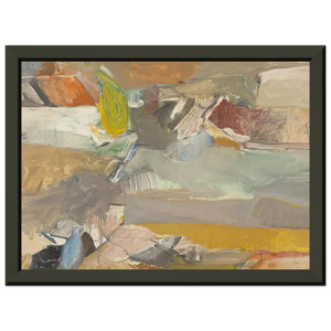 Richard Diebenkorn  Berkeley 46 Premium Metal Framed Art Print / Poster