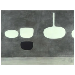 William Scott  Grey Still Life  1969 Aluminum Print
