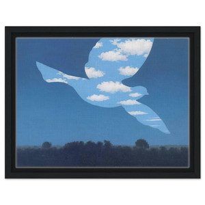 Rene Magritte  THE RETURN 1940 Framed Canvas