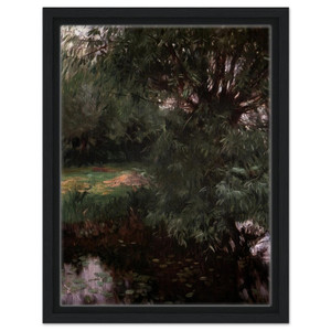 John Singer Sargent  A Backwater at Wargrave Framed Canvas