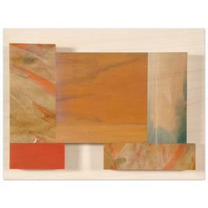 Sam Gilliam  With Orange Wood Print