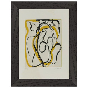 Brice Marden Abstract Art N2 Premium Wooden Framed Art Print / Poster