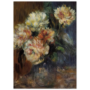 PierreAuguste Renoir  Vase of Peonies N2 Fine Art Poster / Art Print