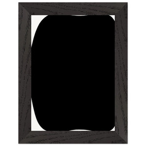 Ellsworth Kelly  Black Ripe Premium Wooden Framed Art Print / Poster