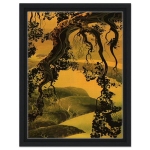 Eyvind Earle  Yorktown Branch Framed Canvas