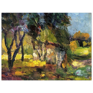 Henri Matisse  LANDSCAPE CORSICA 1898 Wood Print