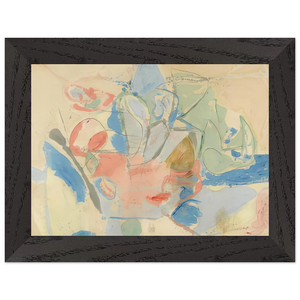 Helen Frankenthaler Mountains and Sea 1952 Wooden Framed Art Print / Poster