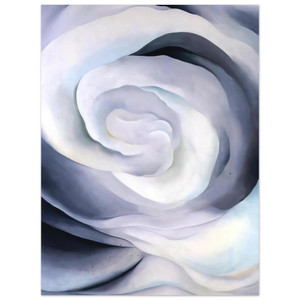 Georgia OKeeffe  Abstraction White Rose Aluminum Print