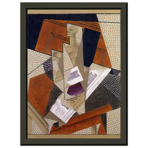 Juan Gris  BOTTLE Premium Metal Framed Art Print / Poster