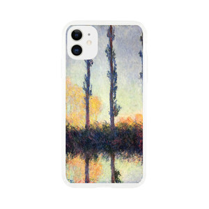 claude monet - Poplars Four Trees Clear case