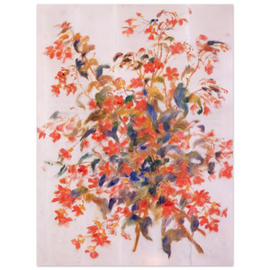 PierreAuguste Renoir  Still Life with Fuscias Aluminum Print