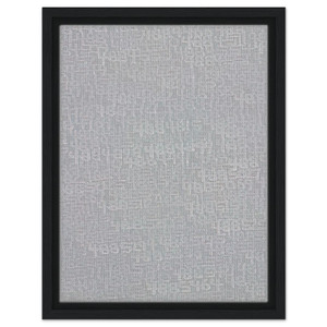 Roman Opalka  19651   Detail 4875812  4894230  Conceptual Art Framed Canvas