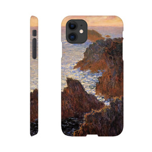 claude monet - Rocks at Belle-Ile Port-Domois Slim case