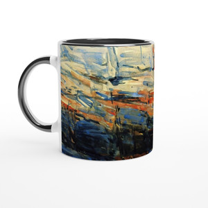 Childe Hassam - The Gorge Appledore Ceramic Mug with Color Inside