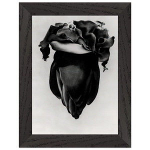 Georgia OKeeffe  Banana Flower Premium Wooden Framed Art Print / Poster