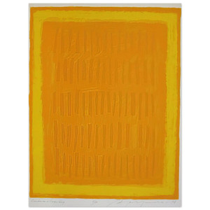 Adja Yunkers  Requiem for a Virgin King  1974 Aluminum Print