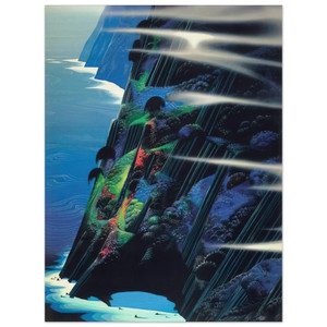 Eyvind Earle  Where Dreams are Born Wood Print