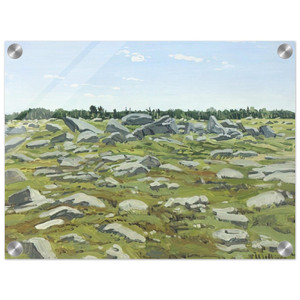 Neil Welliver  Study for Midday Barren  1972 Acrylic Print