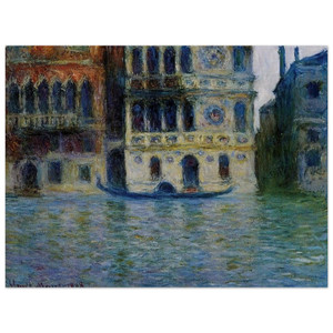 claude monet  Palazzo Dario Wood Print