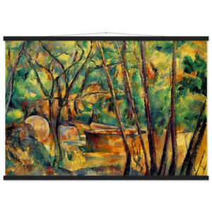 Cezanne Millstone and Cistern Museum-Quality Matte Paper Poster with Hanger