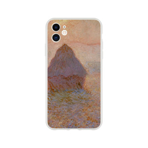 claude monet - Grainstack Sun in the Mist Flexi case