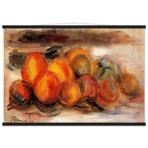Pierre-Auguste Renoir Still Life with Peaches Matte Paper Poster with Hanger
