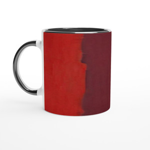 Barnett Newman - Untitled I Ceramic Mug with Color Inside