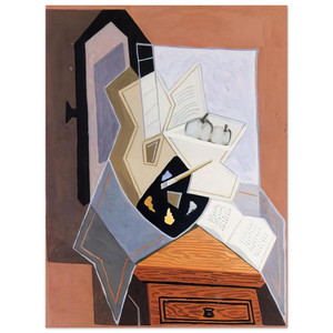 Juan Gris  STILL LIFE AT THE OPEN WINDOWQ 1925 Aluminum Print