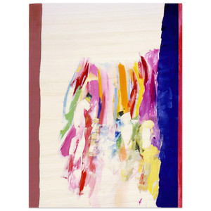 Ronnie Landfield  Jubilant Blue  1972 Wood Print