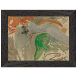 Helen Frankenthaler Nude 1952 Premium Wooden Framed Art Print / Poster