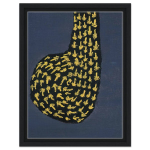 Forrest Bess  Here is a Sign  1970 Framed Canvas