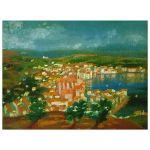 Salvador Dali  LANDSCAPE NEAR CADAQUES 1921 1 Aluminum Print