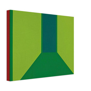 Karl Benjamin  Corridor  1960 Canvas