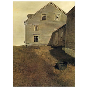 Andrew Wyeth  WEATHERSIDE Fine Art Poster / Art Print